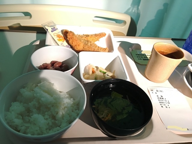 手術前日の晩御飯